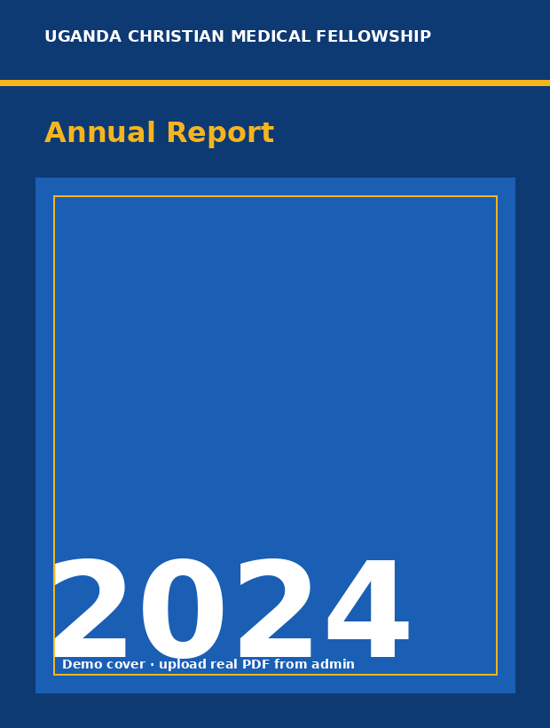 UCMF Annual Report 2024 cover